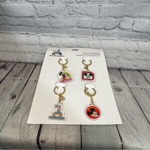 Disney Parks Walt Disney World Set of 4 Keychains